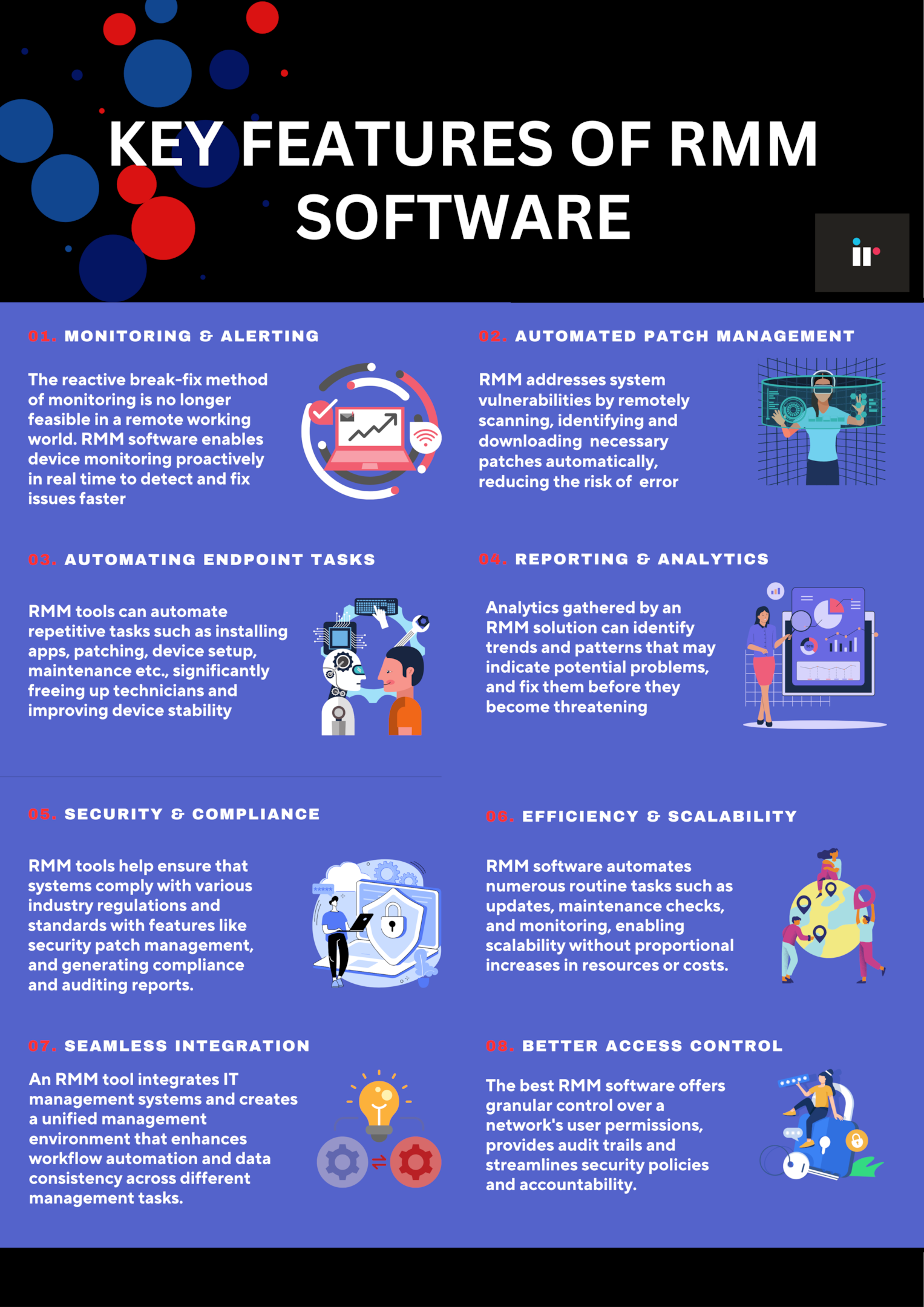 Key features of RMM Software