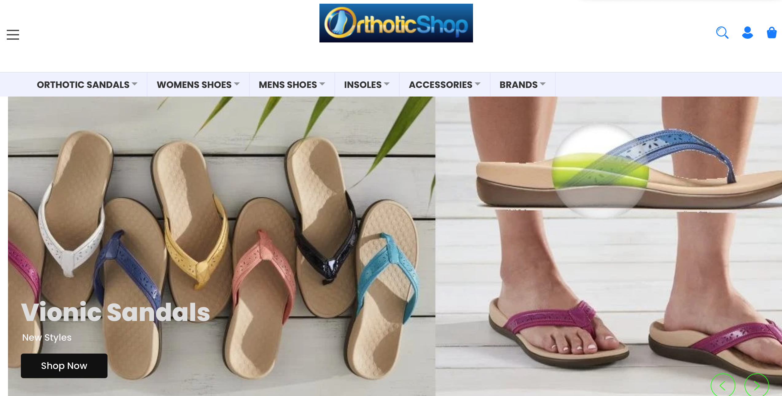 dropshipping shoes - orthotic shop 