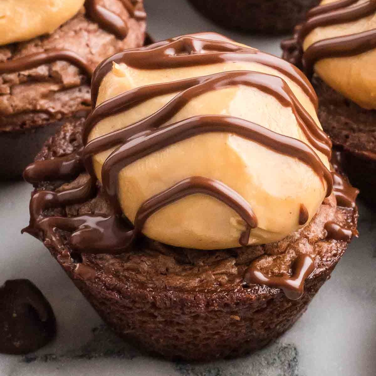 Buckeye Brownie Bites Recipe