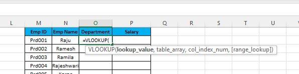 To combine the Department and Salary columns from Table 2 and Table 3, you can use the VLOOKUP function.