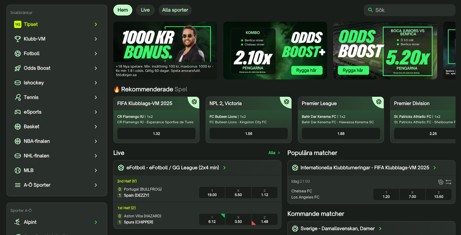 Comeon betting