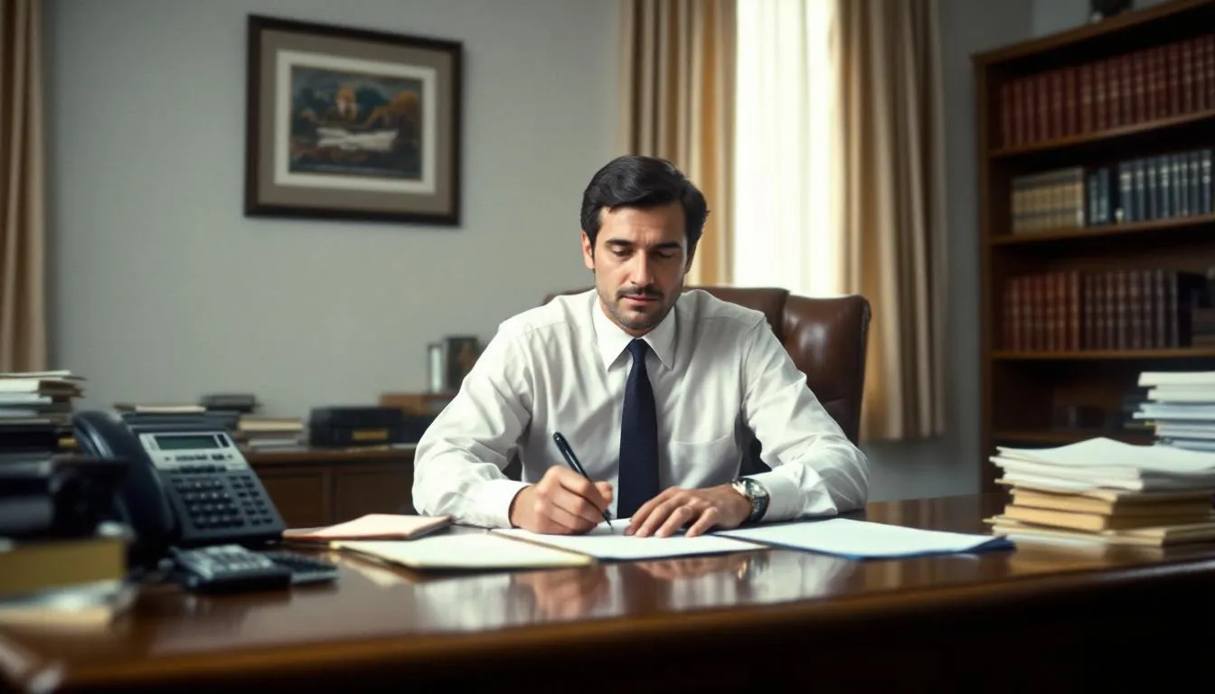 A person writing a credit letter of dispute with a notepad and pen.