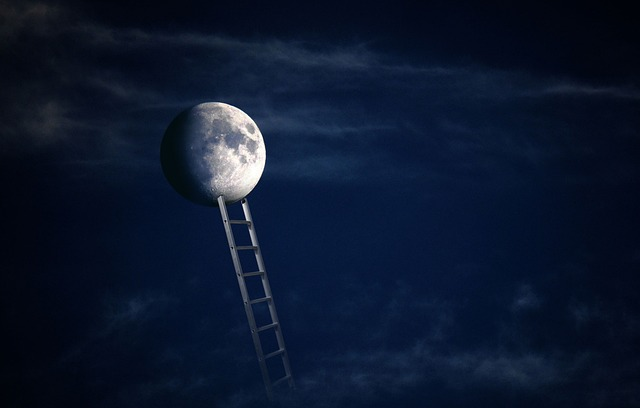 moon, reach, dream