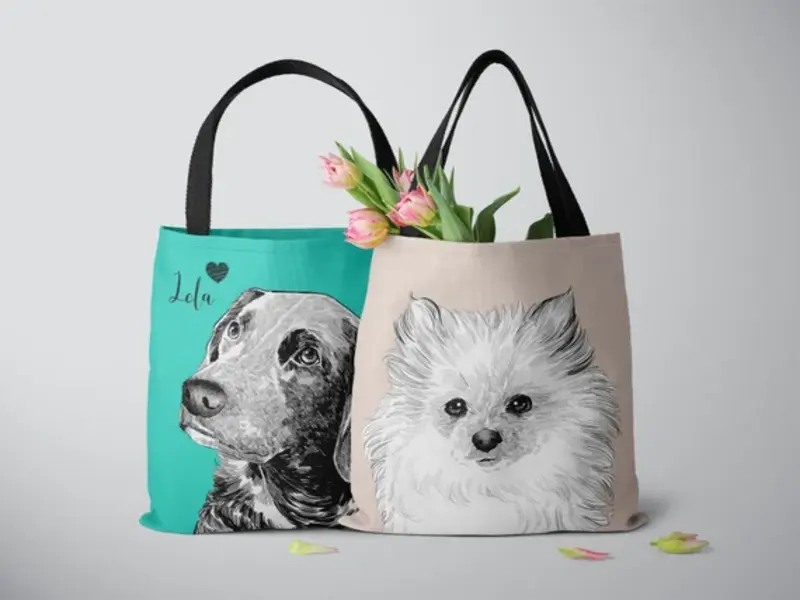 Recycled PET toe bags