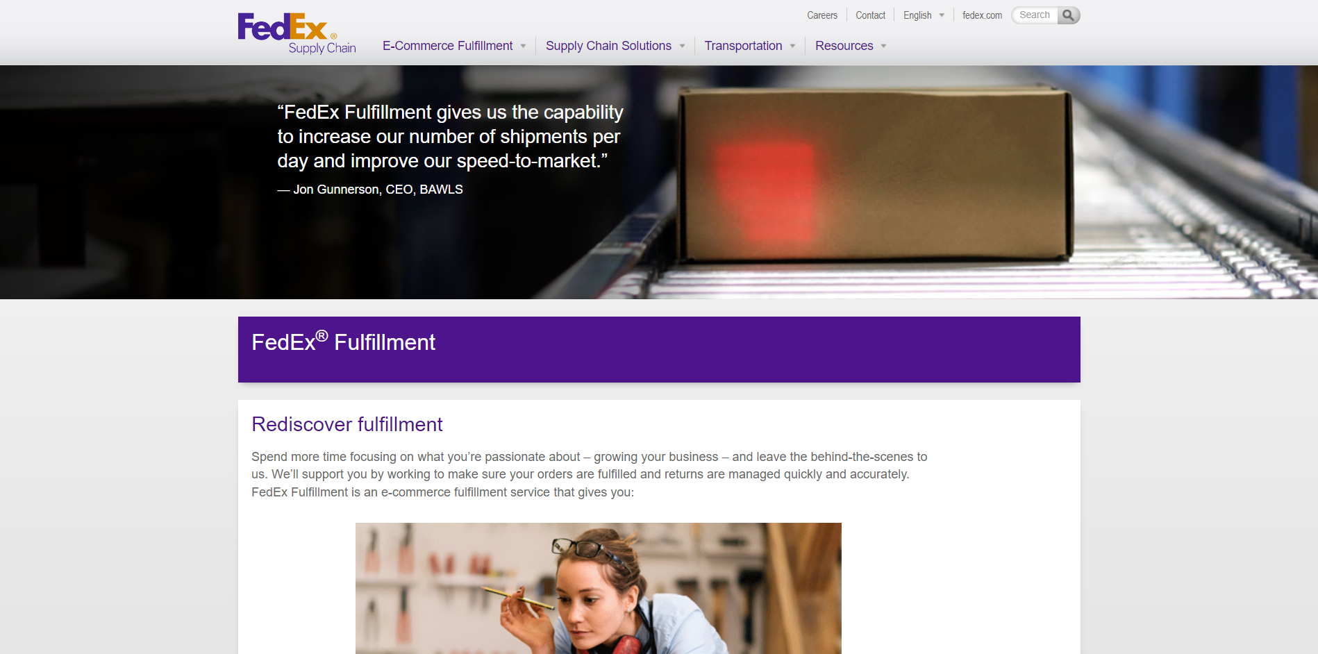 FedEx Fulfillment - fulfillment companies