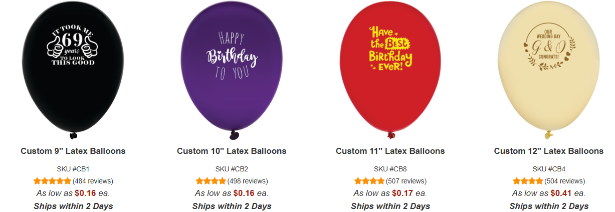 balloons
