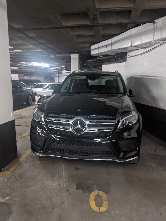 A car parked in a garage to prevent pest infestation