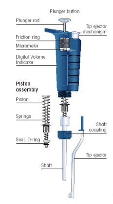 Illustration of micropipette components
