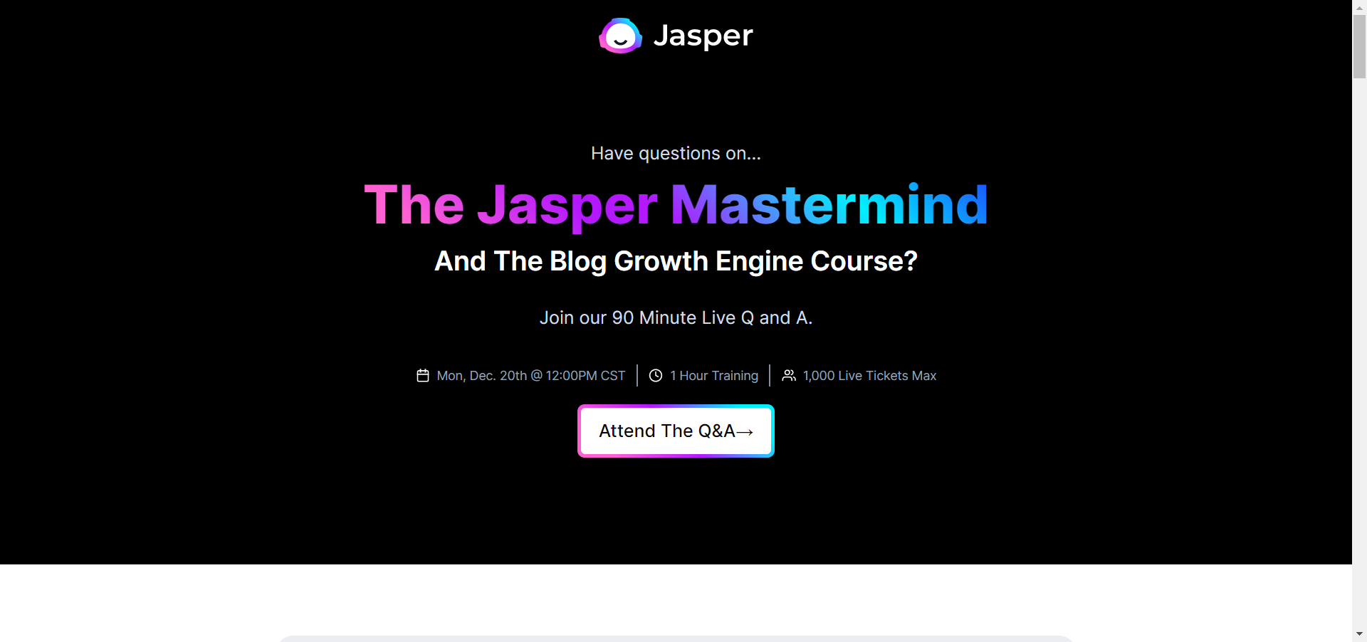 Jasper AI Mastermind
