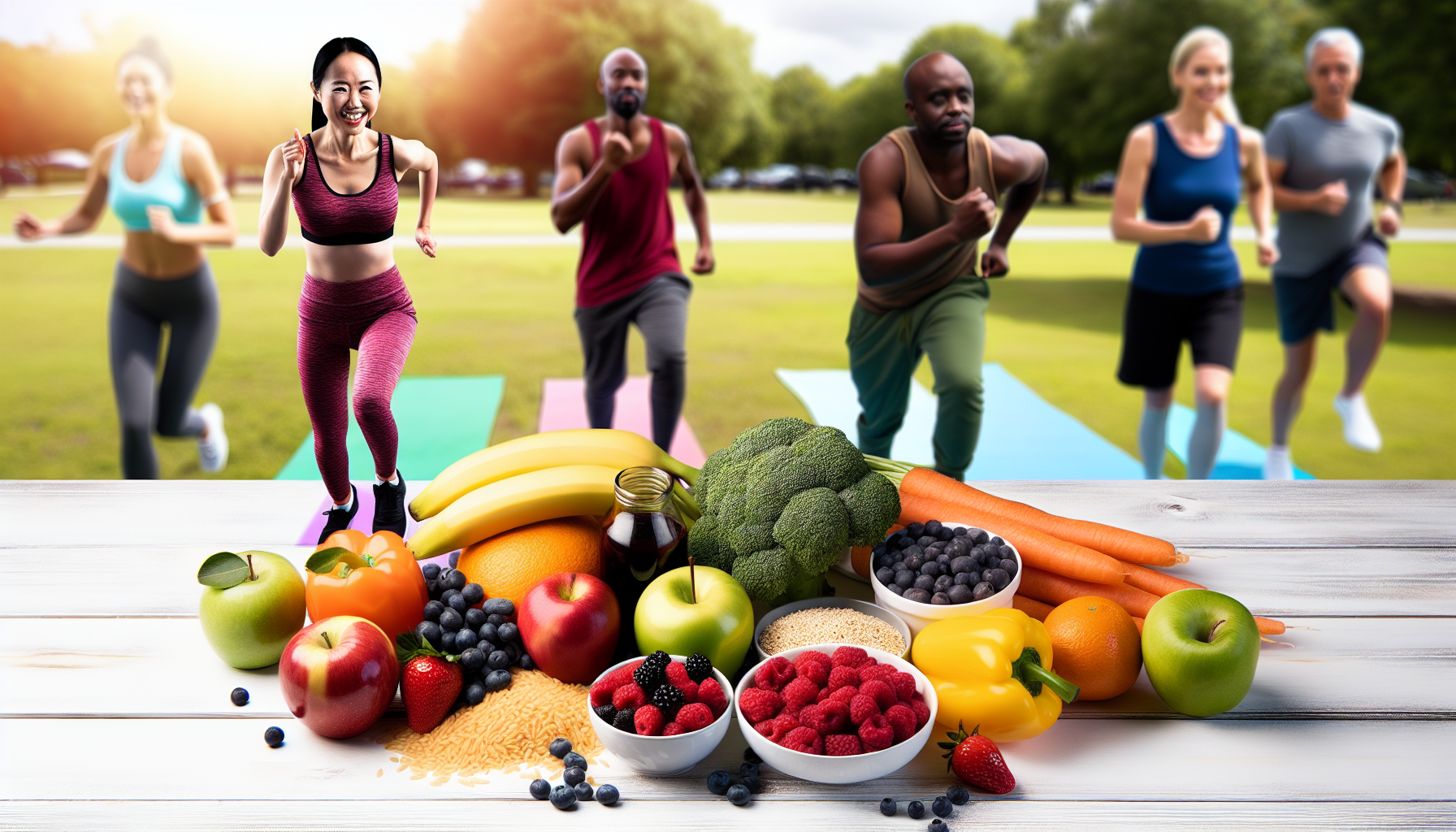 Healthy diet and exercise