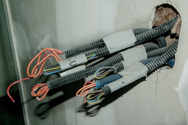 electrician, electric wires, cables