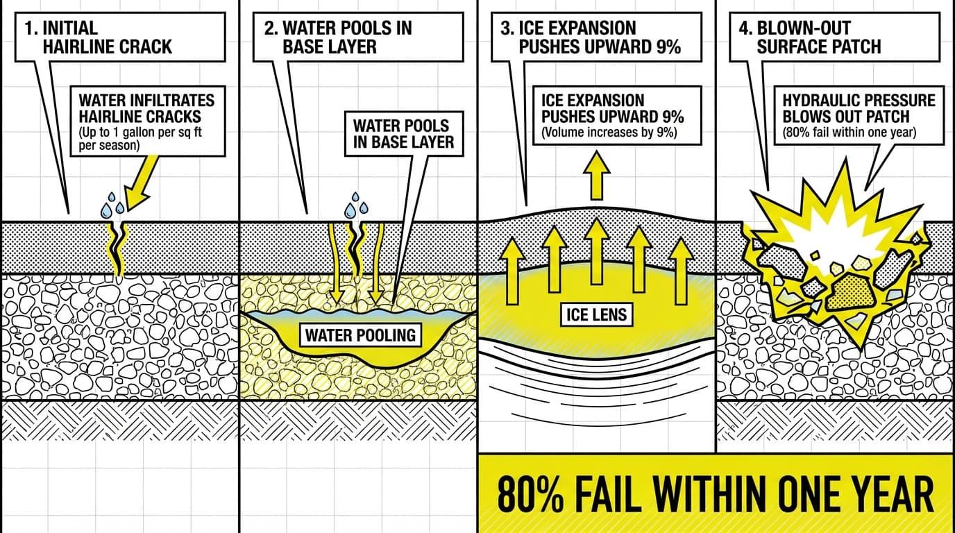Why Your Asphalt Pothole Patch Keeps Failing 