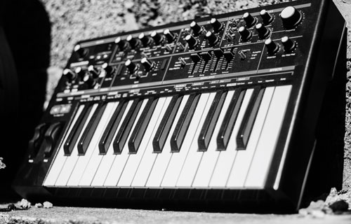 A Synthesizer, often have arpeggiators built in.