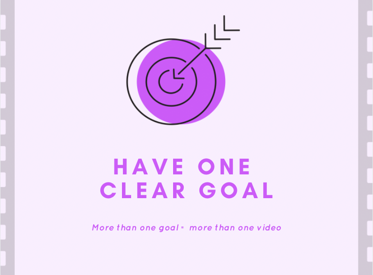 Have One Clear Video Goal