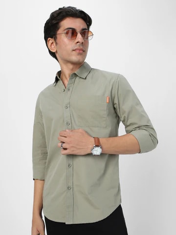 Olive green shirt