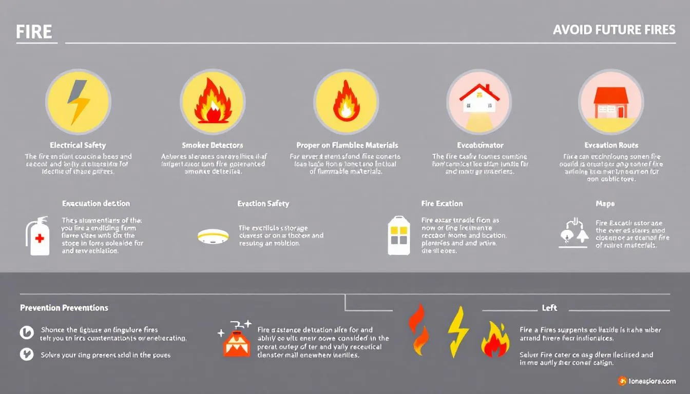 Preventative measures to avoid future fires.