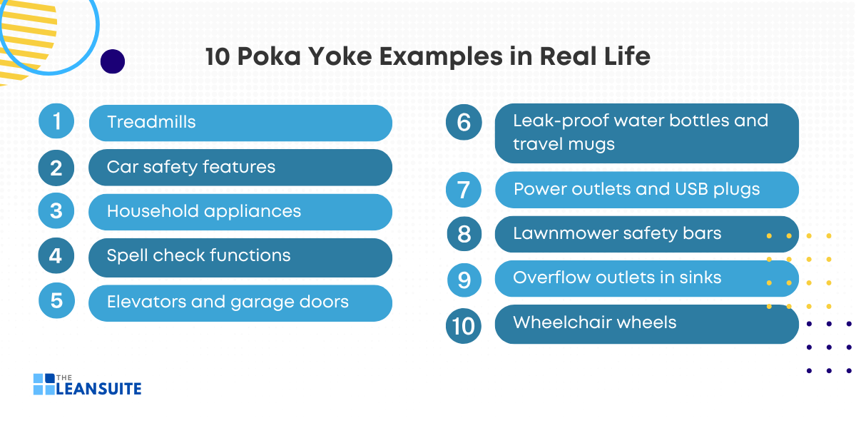 10 Poka Yoke examples in real life