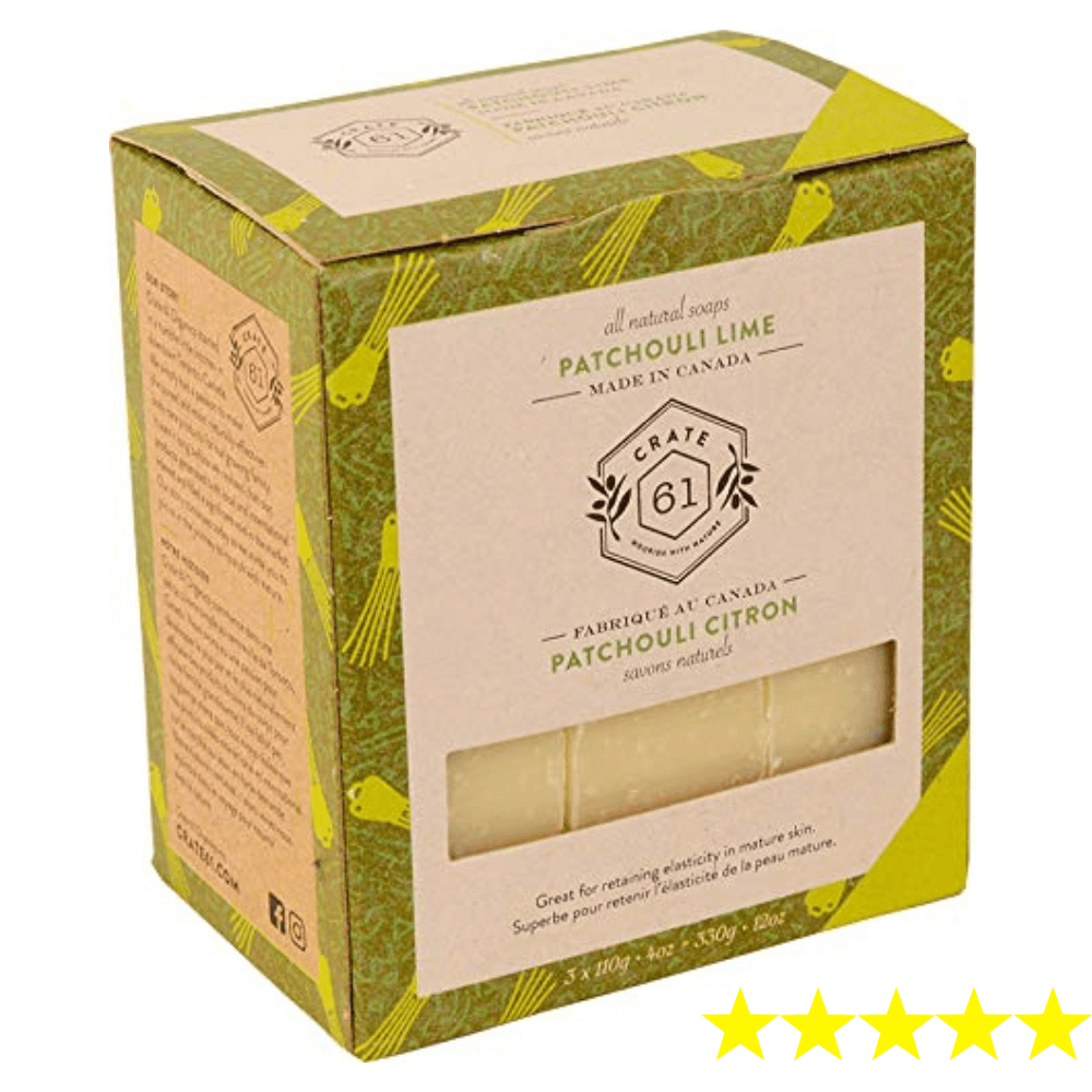 Crate 61 Patchouli Lime Natural Bar Soap