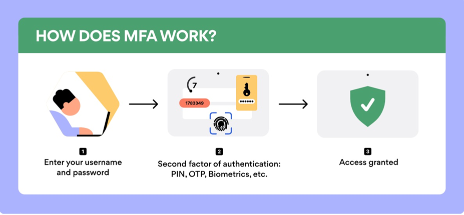 Visual process of MFA