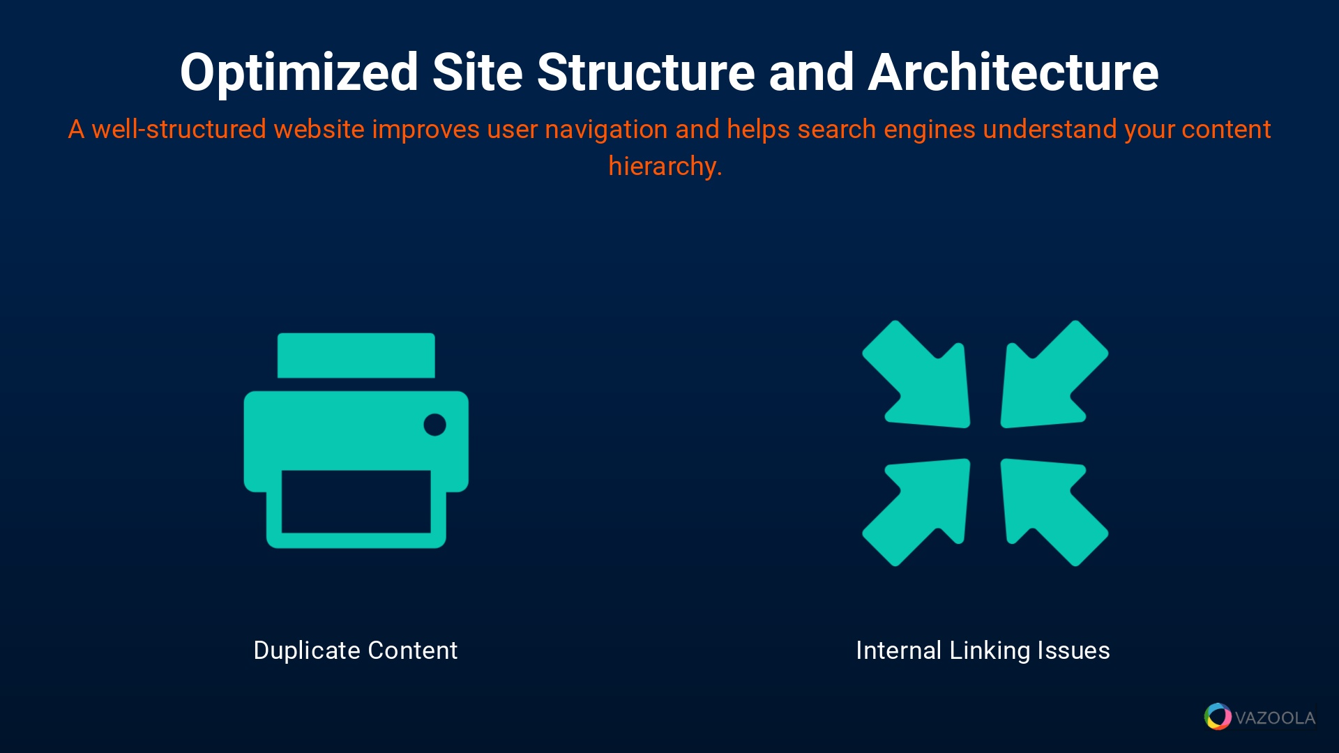 Optimized Site Structure and Architecture