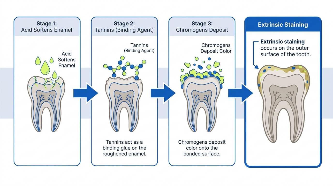 Why Coffee Stains Your Teeth