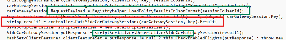the whole powershell script retrieval flow 