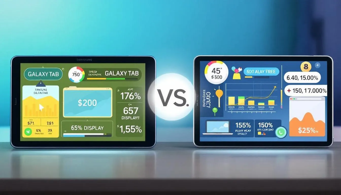 Comparaison des performances entre la Galaxy Tab et l'iPad pour une meilleure expérience utilisateur.