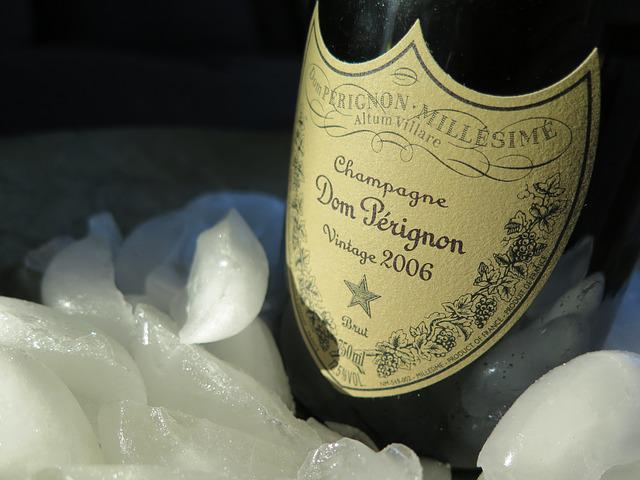 champagne, wine, etiquette