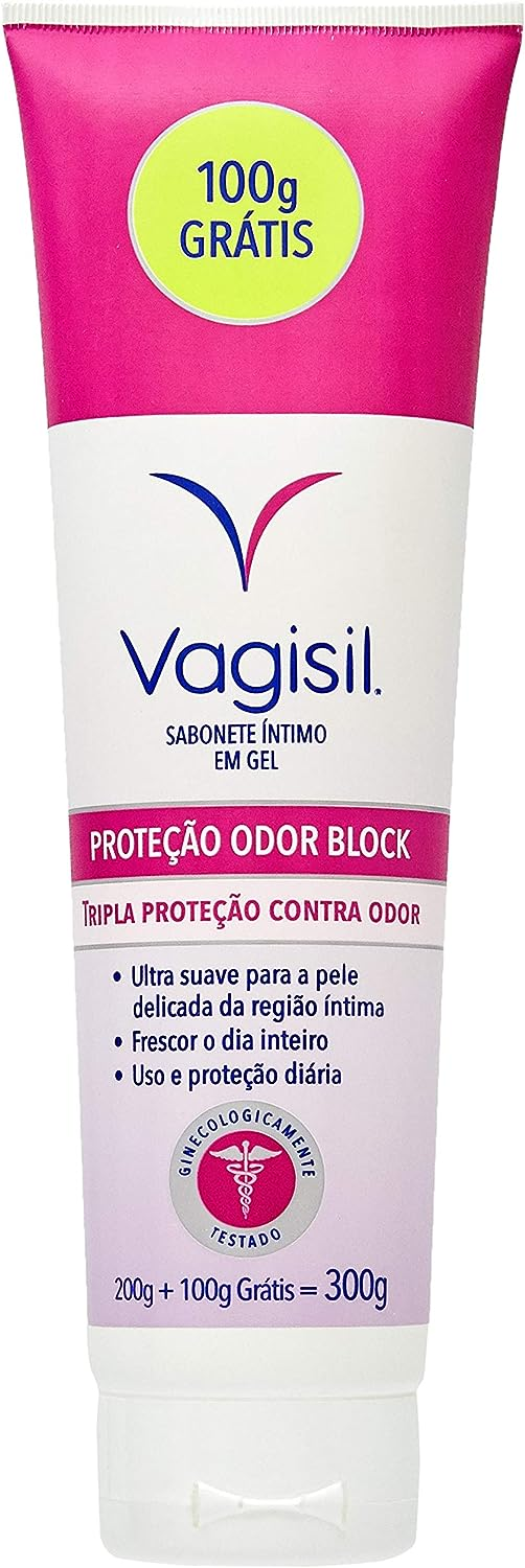 Sabonete Íntimo Líquido Vagisil Odor Block. Imagem: Amazon