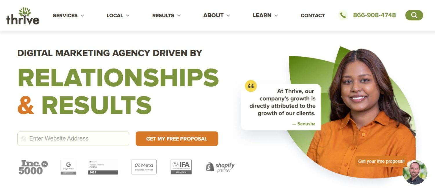 Thrive: Your Full-Service Digital Marketing Agency with Social Channels