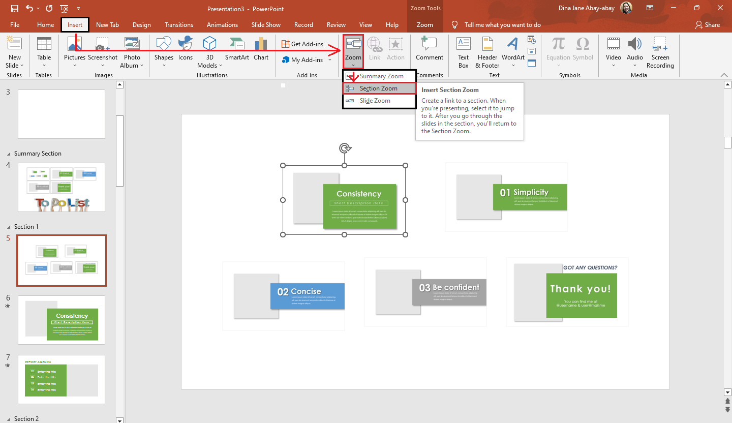 How To Insert Slide Zoom In PowerPoint