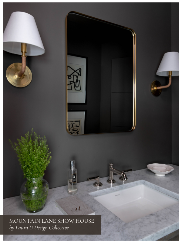 Powder Bath in Aspen designed by Laura U Design Collective
