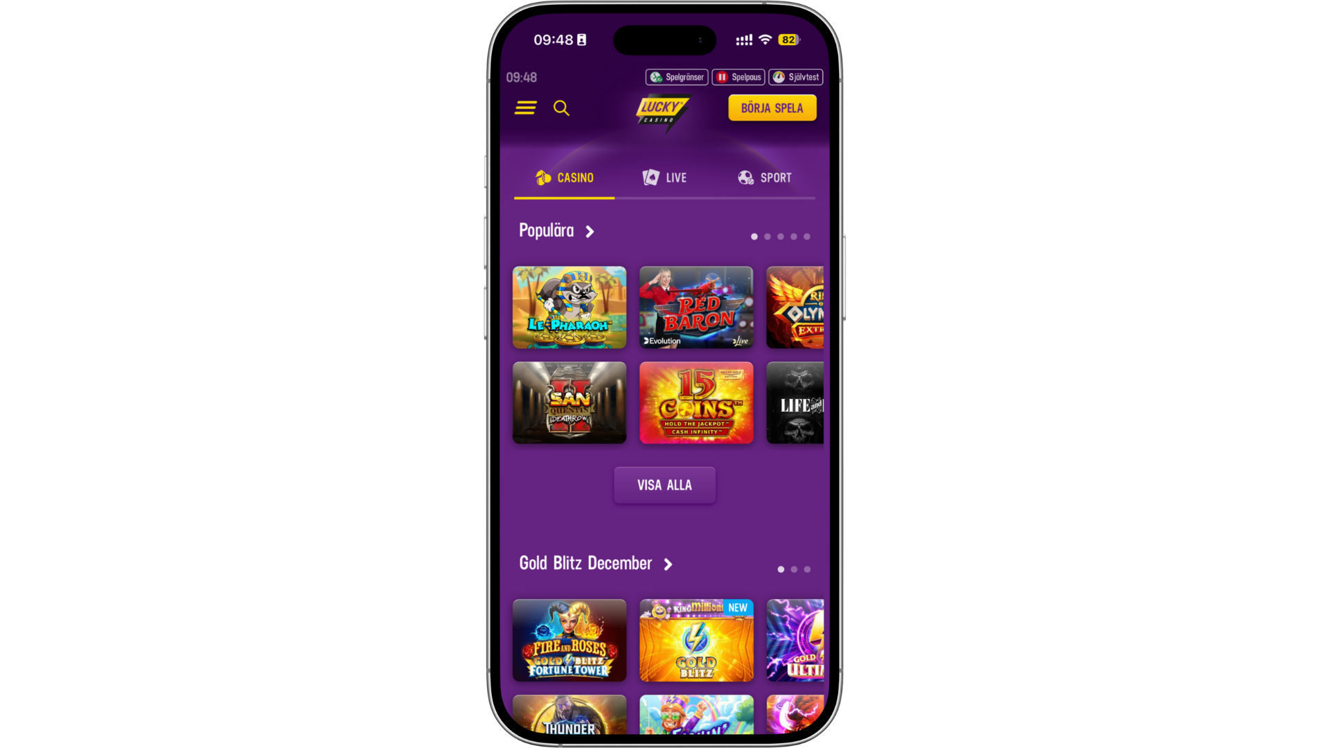 lucky casino app