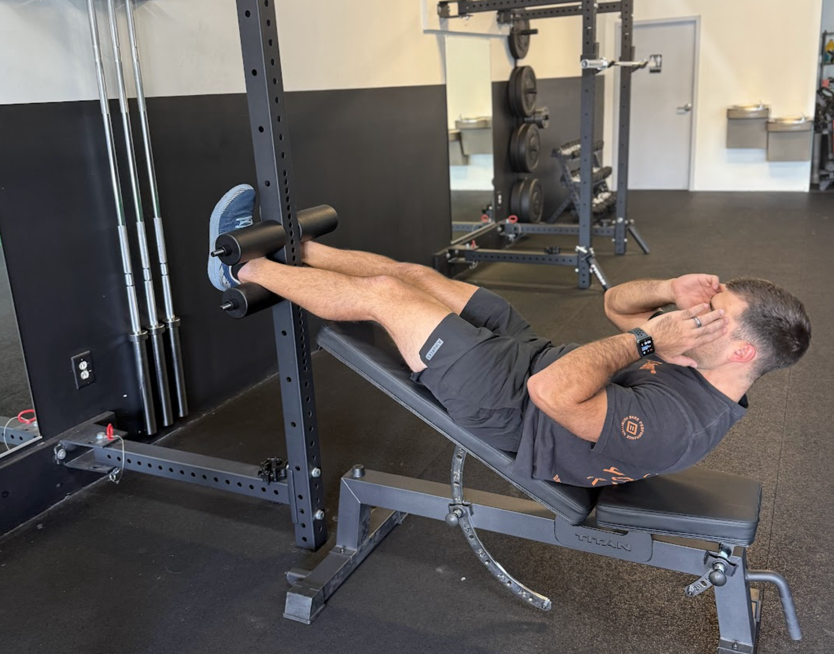 The best power racks and squat racks should come with safety bars like the NordBar. It open up more options for your strength training, maximizing limited space in your home gym.