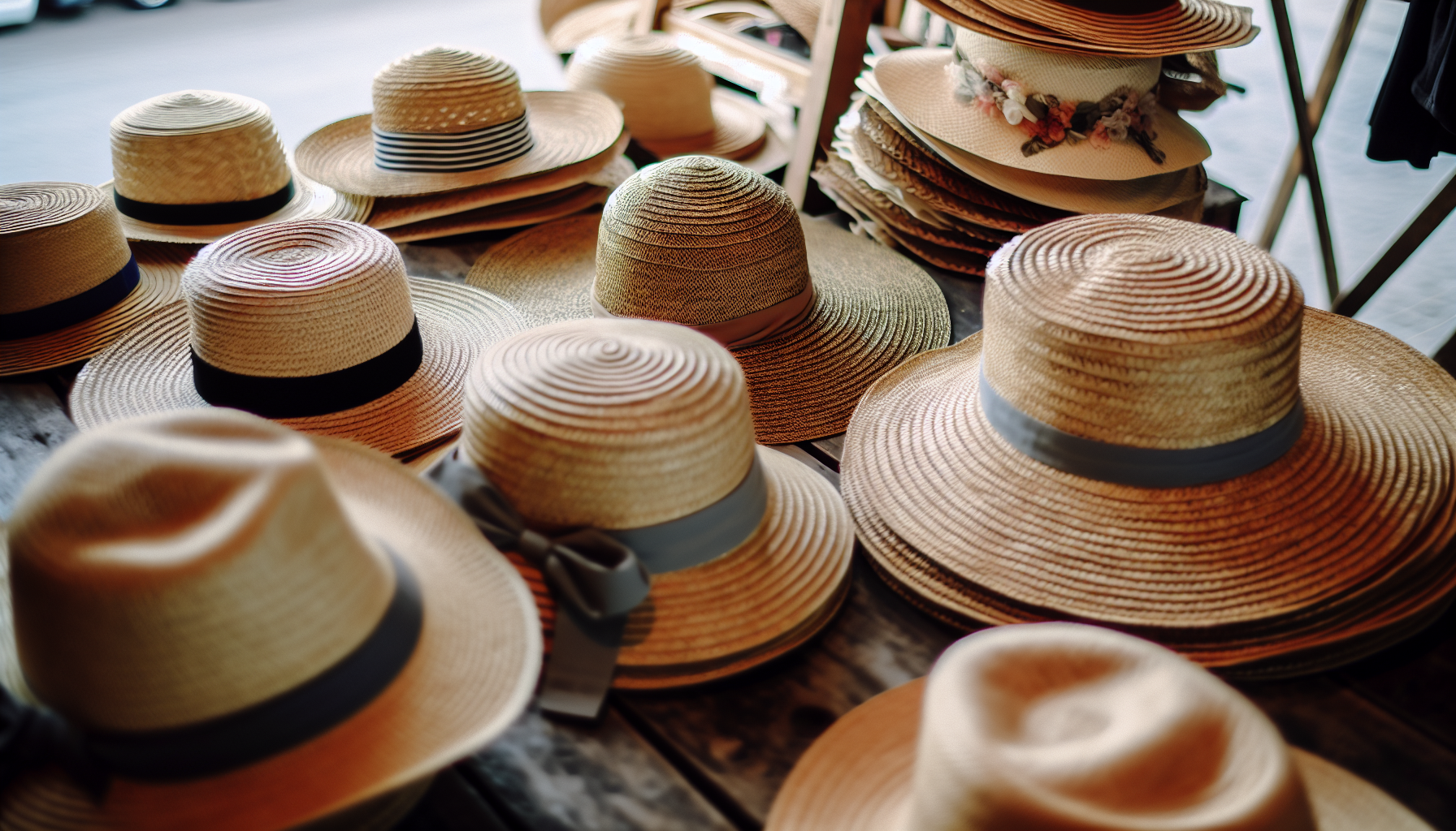 Stylish straw hats for summer