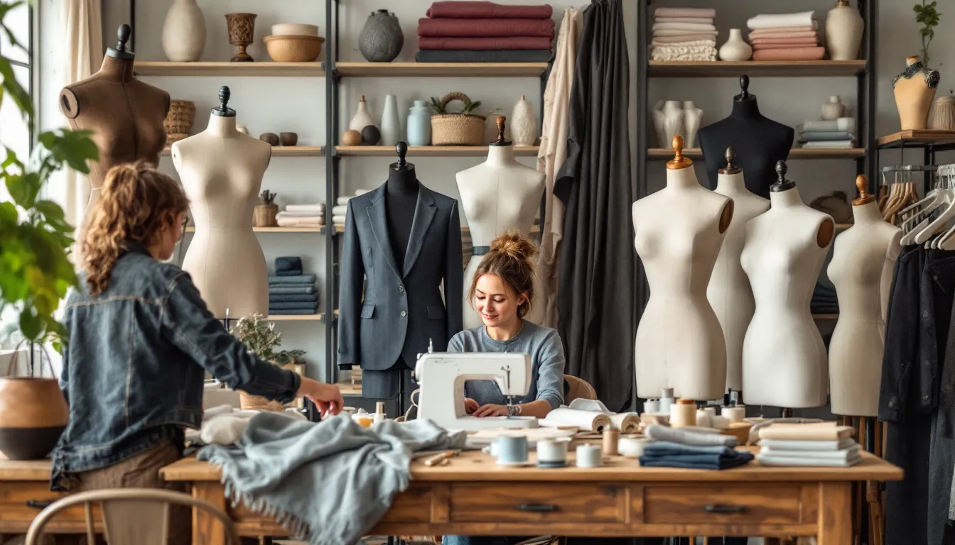 Different types of dress forms displayed together, highlighting the variety available in the market.