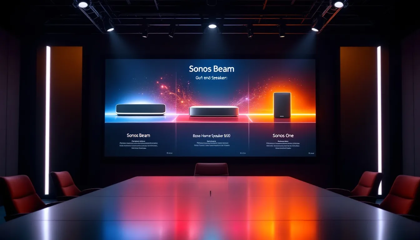 A showcase of top models of focused speakers available on the market.