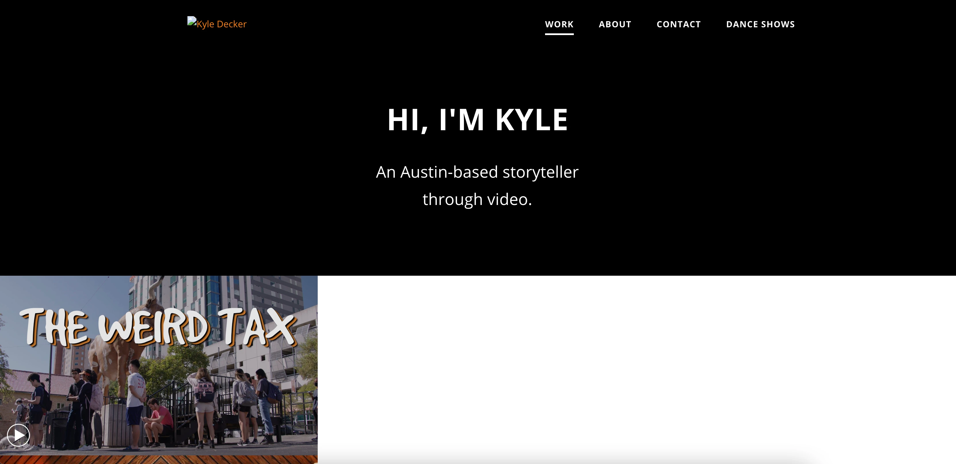 Kyle Decker: A Showcase of Simplicity