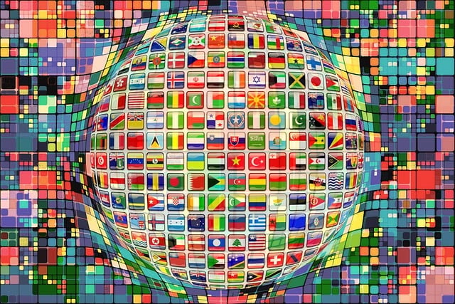 color contest, flags, globe