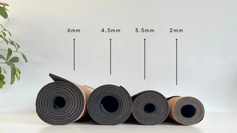 yoga mat thickness