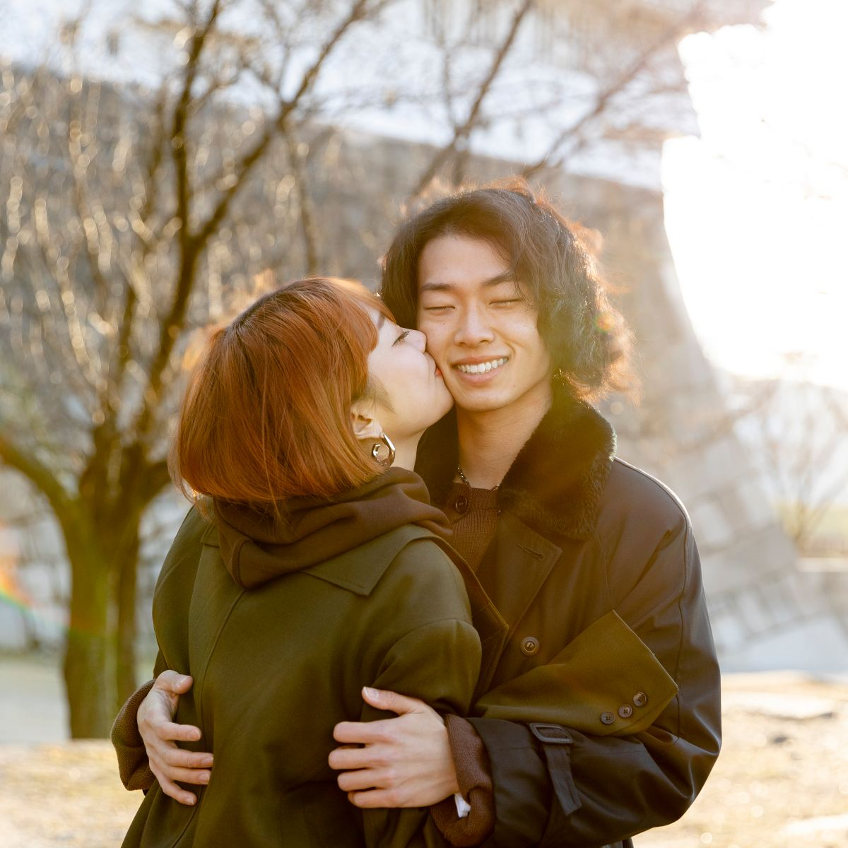 Couple in love in Japan, photo from Freepik