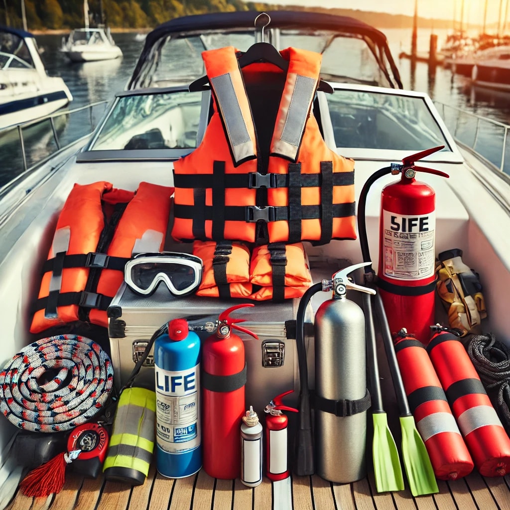 Essential boating safety equipment. 