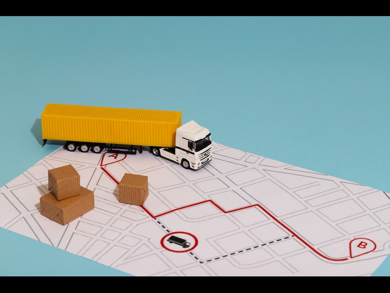 Tracking shipments of different packages from point A to B. 