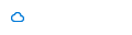 Blue cloud icon for onedrive