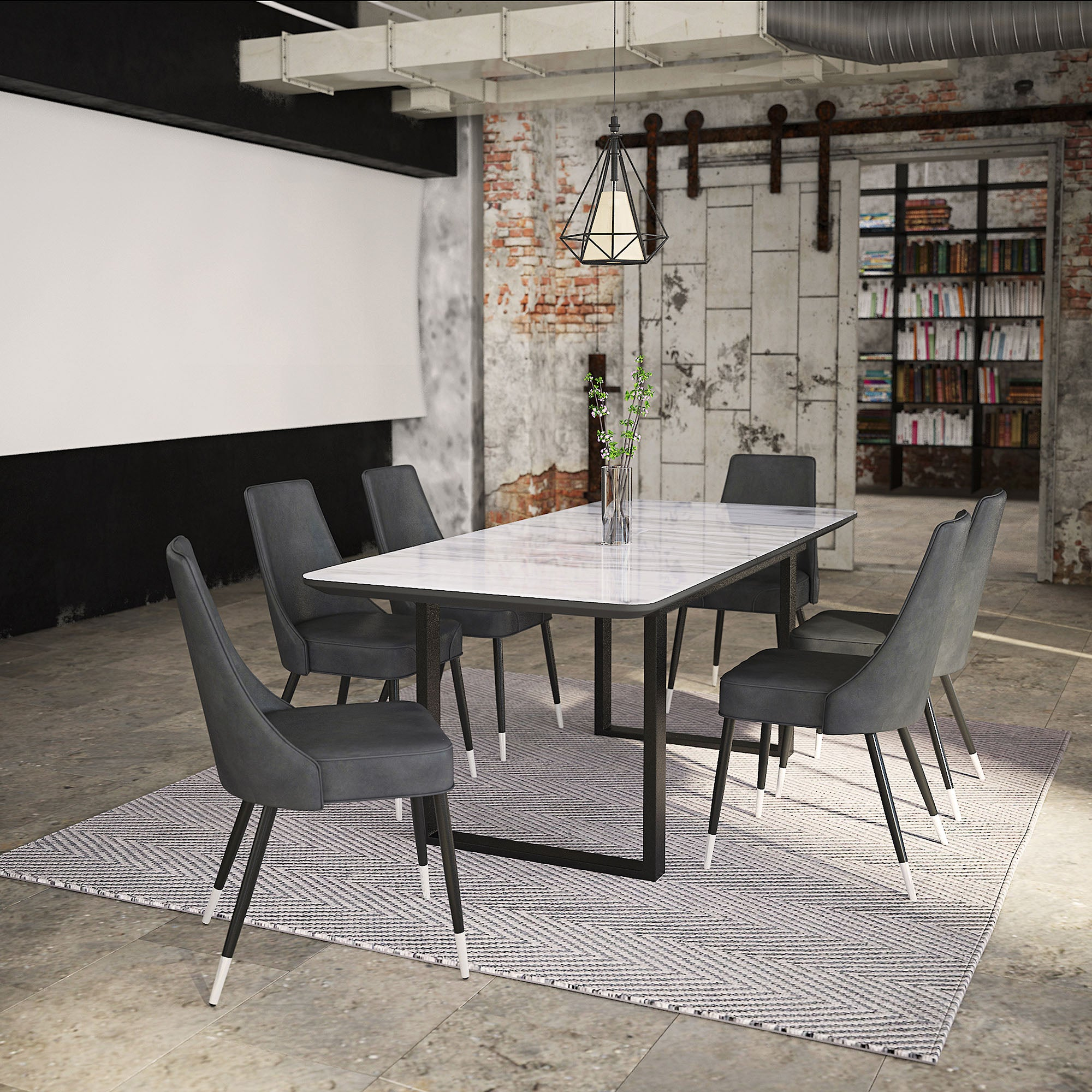 Elegant marble dining table in Toronto