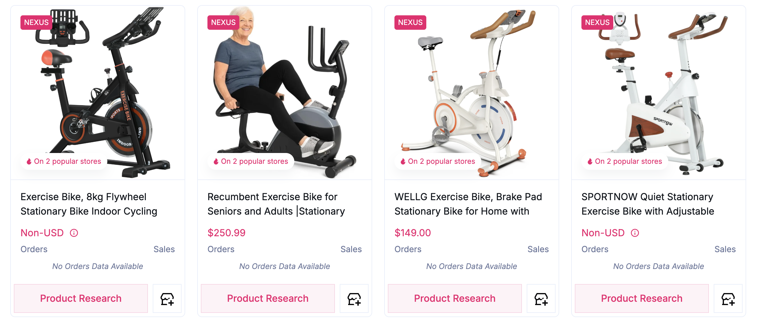 dropship fitness products - excericse bikes