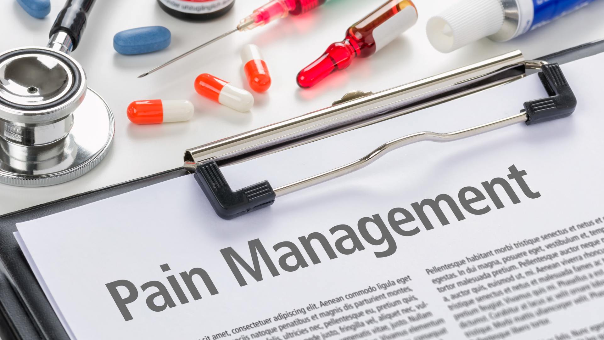 pain management clipboard