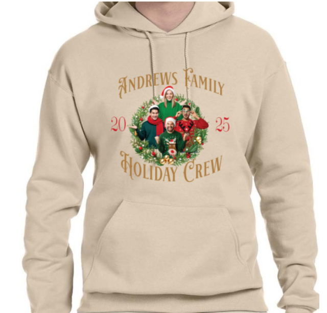 Christmas Custom Photo Wreath