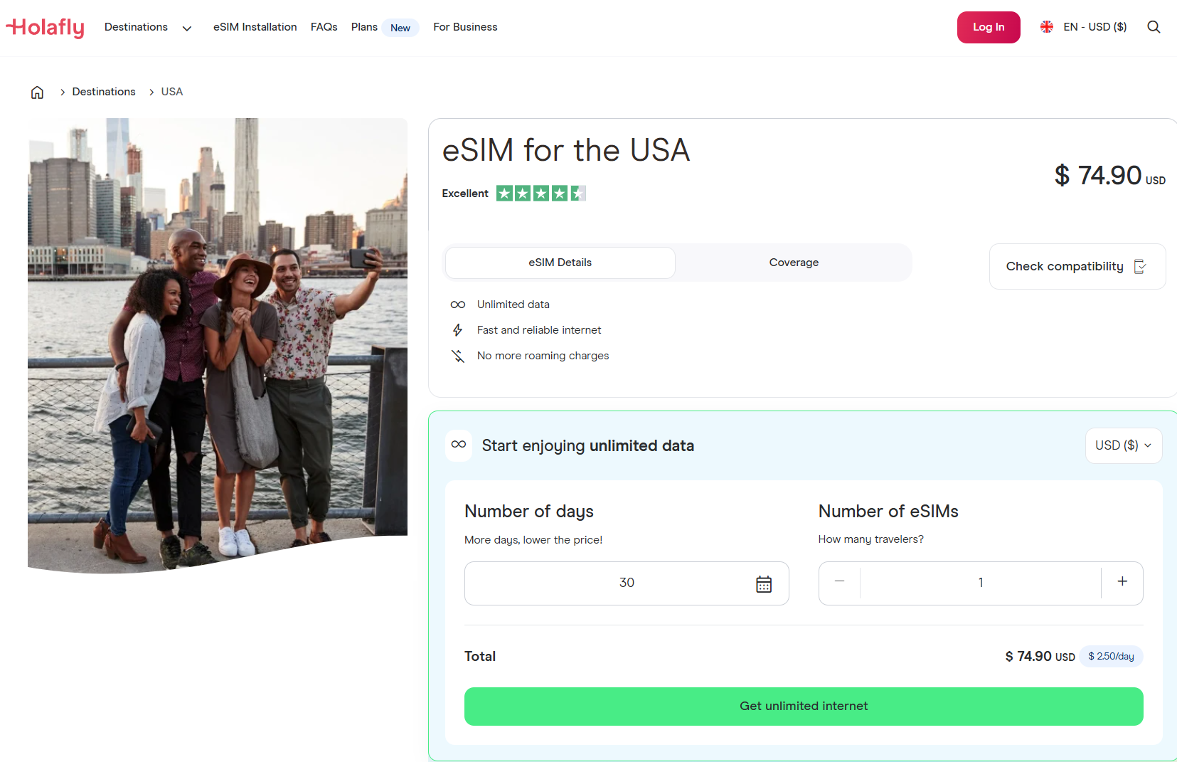Holafly USA Data Plan Review