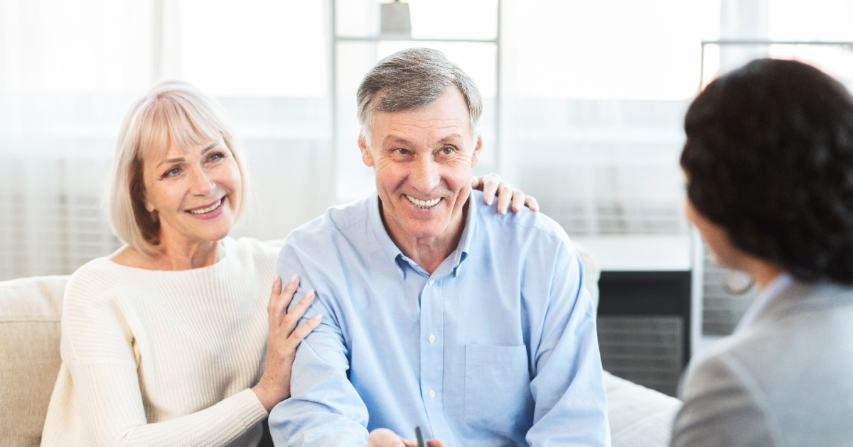 Image of older couple in marriage therapy in nyc at Loving at Your Best Marriage and Couples Counseling.